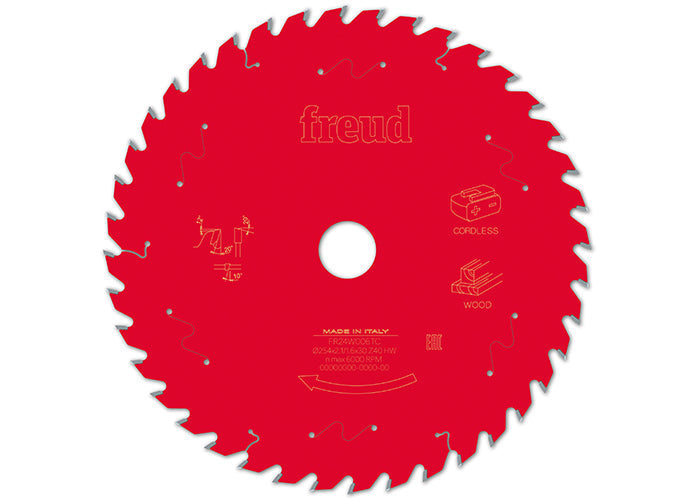 Buy Freud Circular saw blade HM 254 x 2.1/1.6 x 30 mm, Z=40 FR24W006TC from Power Tool Services - Image 2 | Best Price
