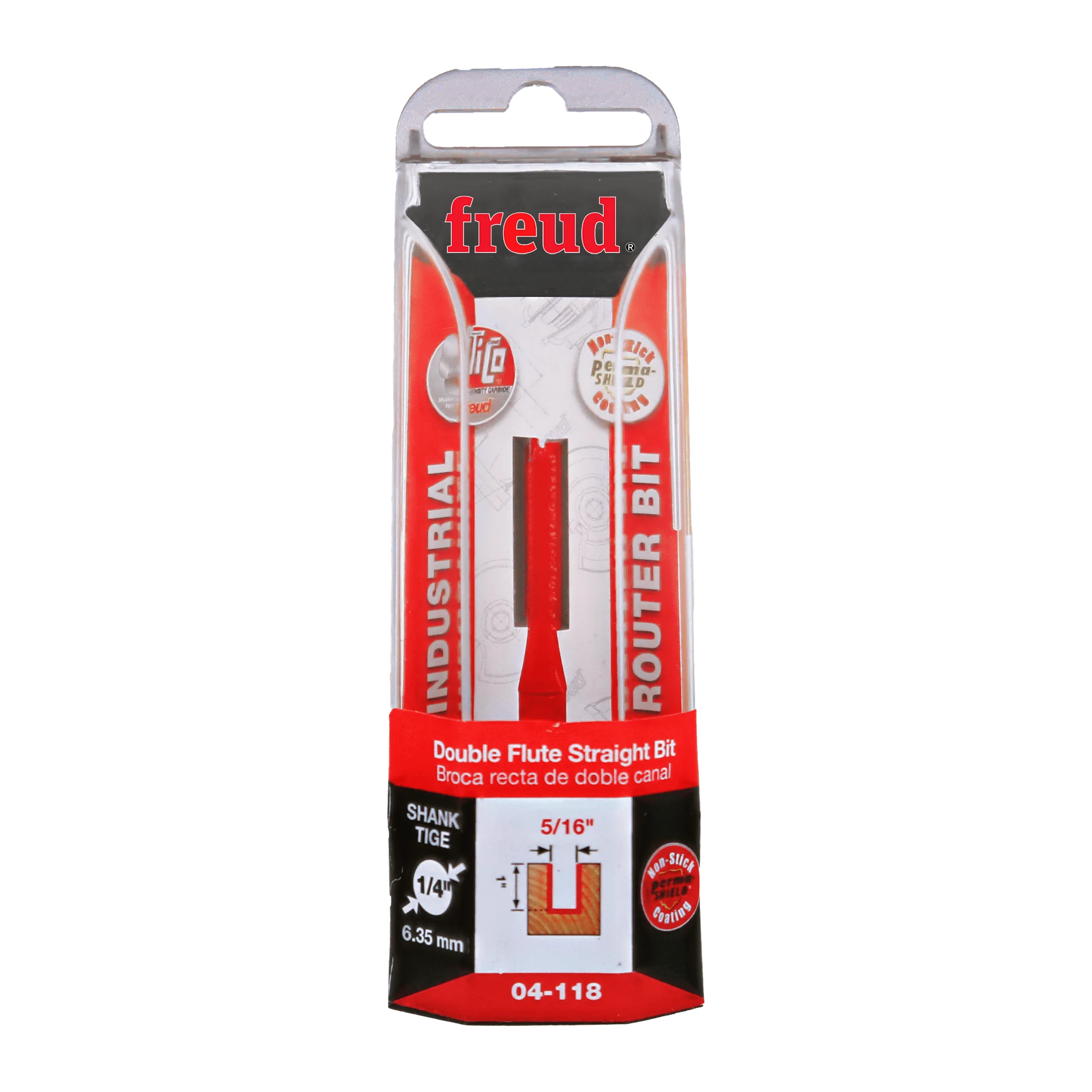 Freud Double flute straight bit 04-11825P (Router Bit 7,93 25,4 6,35 2 0) Power Tool Services
