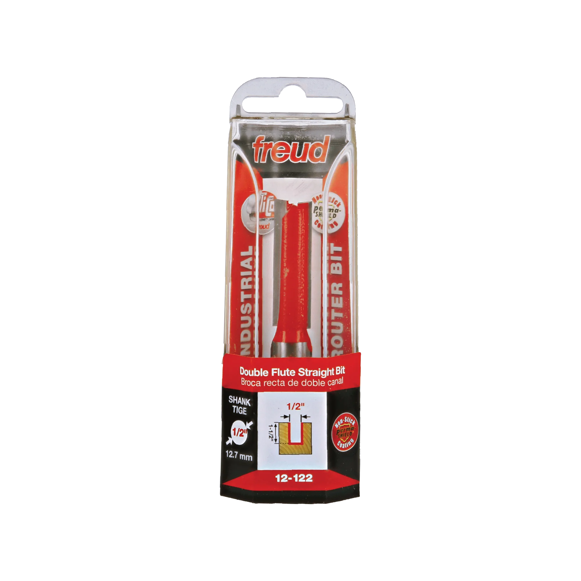 Freud Double flute straight bit 12-12250P (Router Bit 12.7 38.1 79.4 12.7 Z2) Power Tool Services