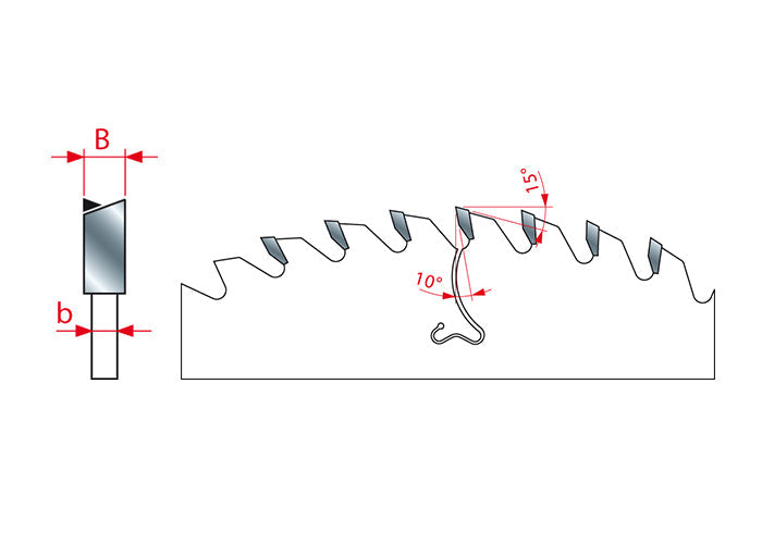 Buy Freud Panel Saw Blade 350MM 3.50MM 72T 30MM LU2B1400 from Power Tool Services - Image 4 | Best Price
