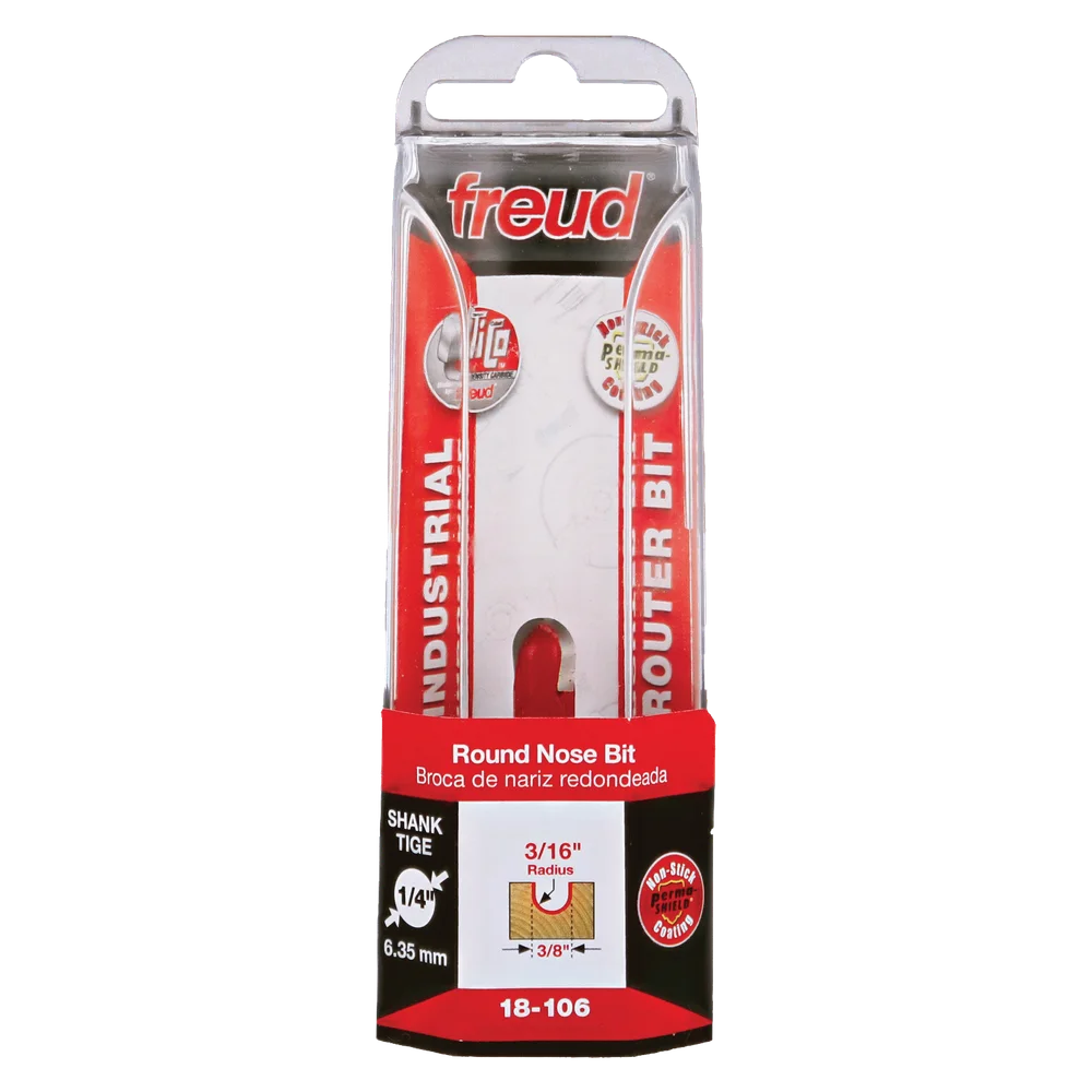 Freud Round nose bit 18-10625P (Router Round Nose Bit 9.52 9 45 6.35) Power Tool Services