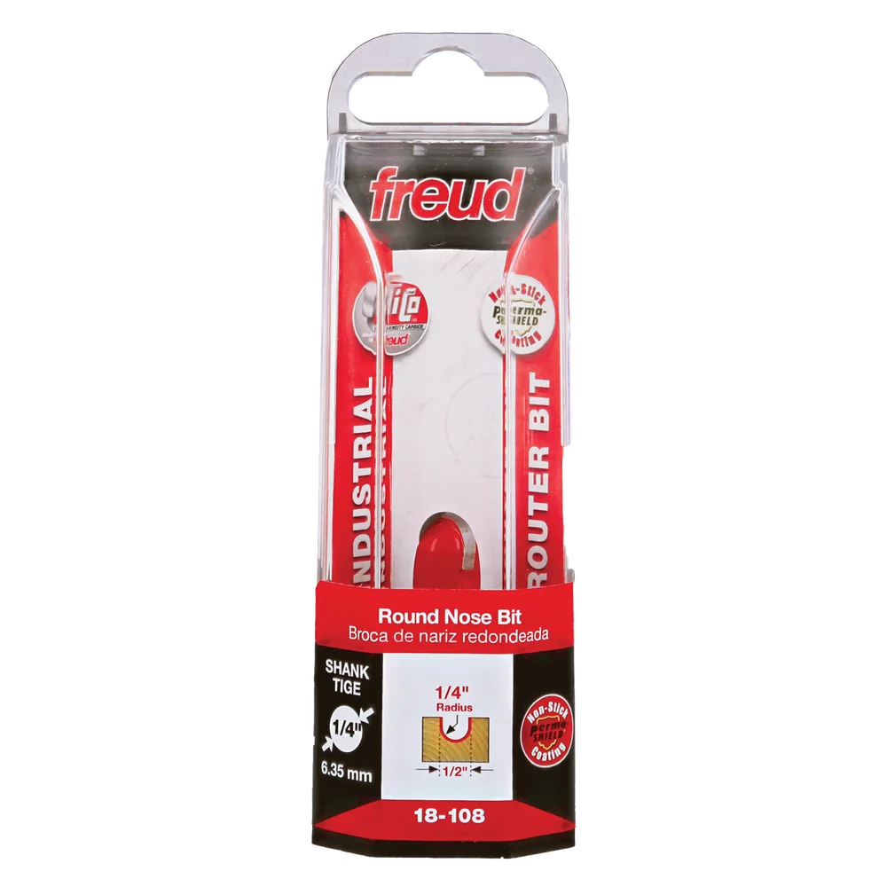 Freud Round nose bit 18-10825P (Router Bit 12,7 9 6,35 2) Power Tool Services