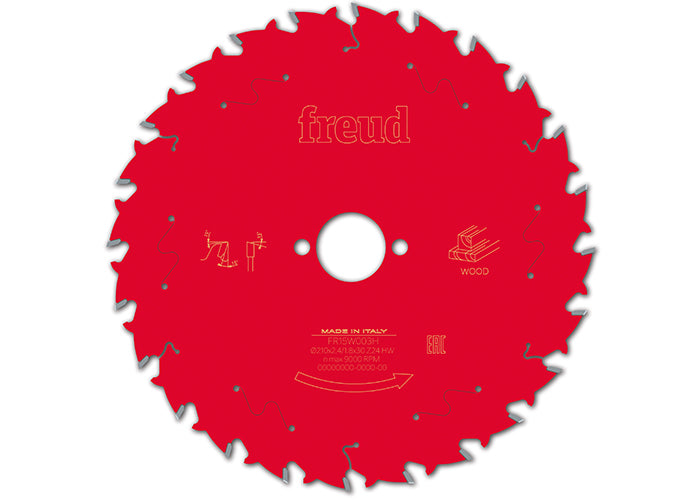 Freud TCT Circular Saw Blade 210MM X 2.4 X 30MM X 24T FR15W003H Power Tool Services
