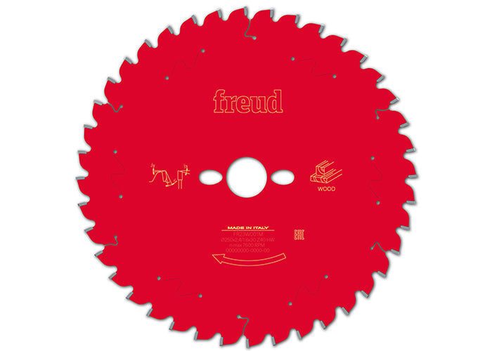 Buy Freud TCT Circular Saw Blade 250MM X 2.4 X 30MM X 40T FR23W001M from Power Tool Services - Image 2 | Best Price