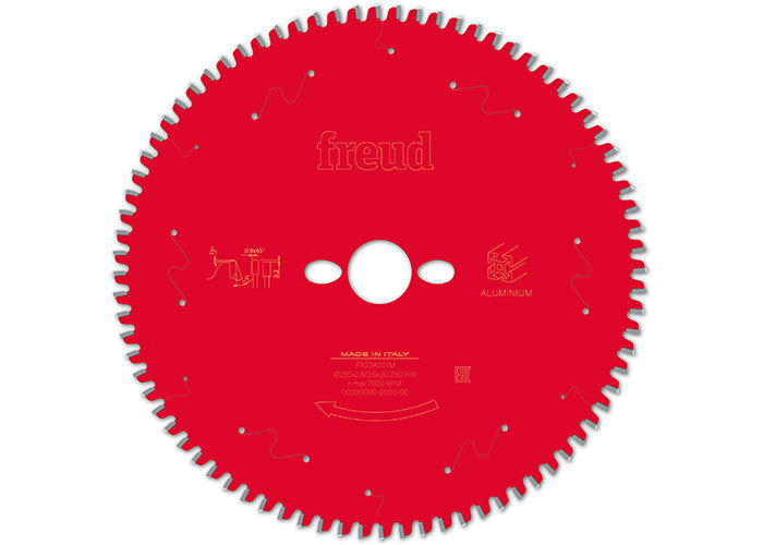 Buy Freud TCT Circular Saw Blade 250MM X 2.8 X B30MM X 80T FR23A001M from Power Tool Services - Image 2 | Best Price