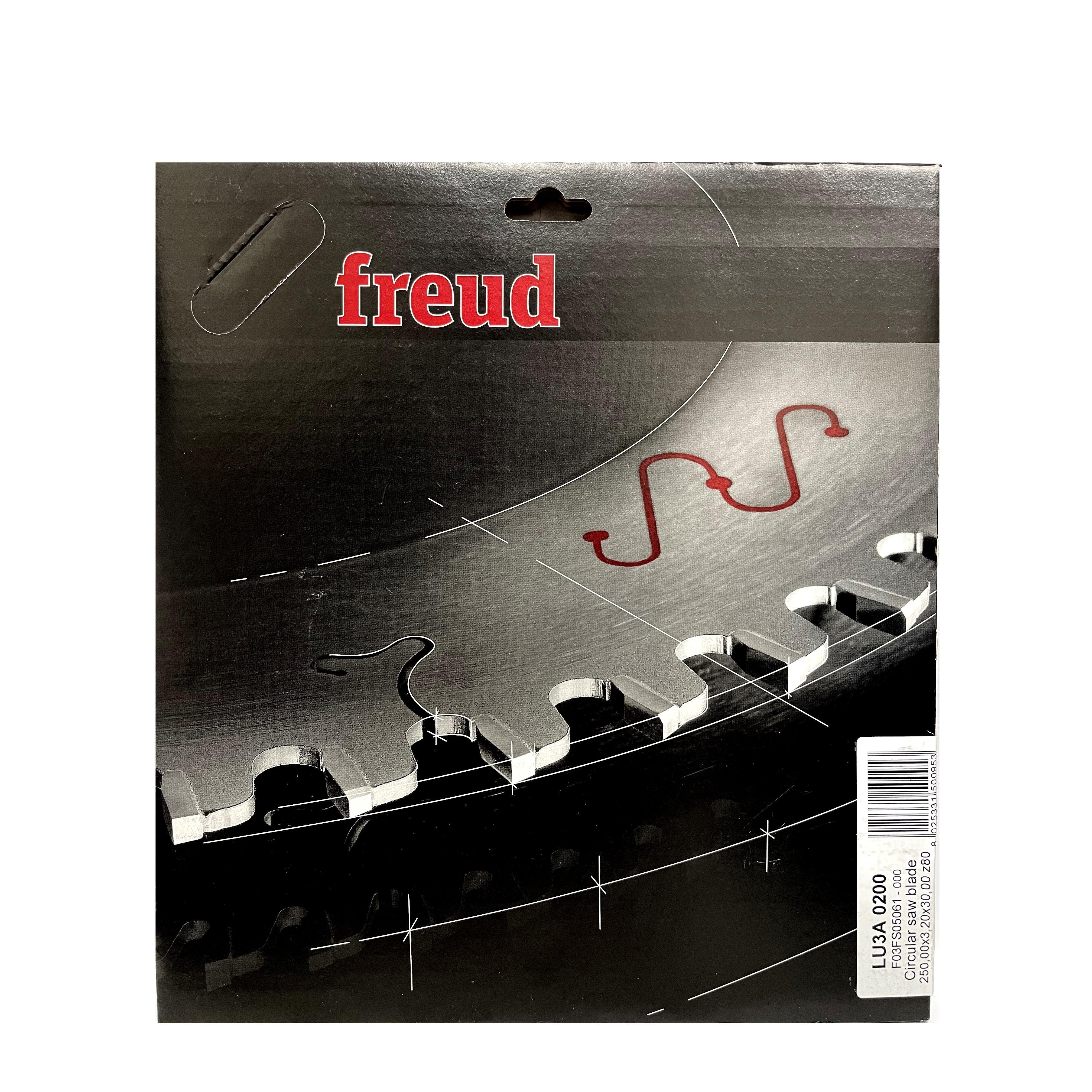 Buy Freud TCT Circular Saw Blade 250MM X 3.2 X 30MM X 80T LU3A0200 from Power Tool Services - Image 1 | Best Price
