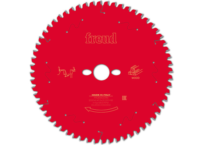 Buy Freud TCT Circular Saw Blade 260MM X 2.4 X 30MM X 60T FR26W001M from Power Tool Services - Image 2 | Best Price