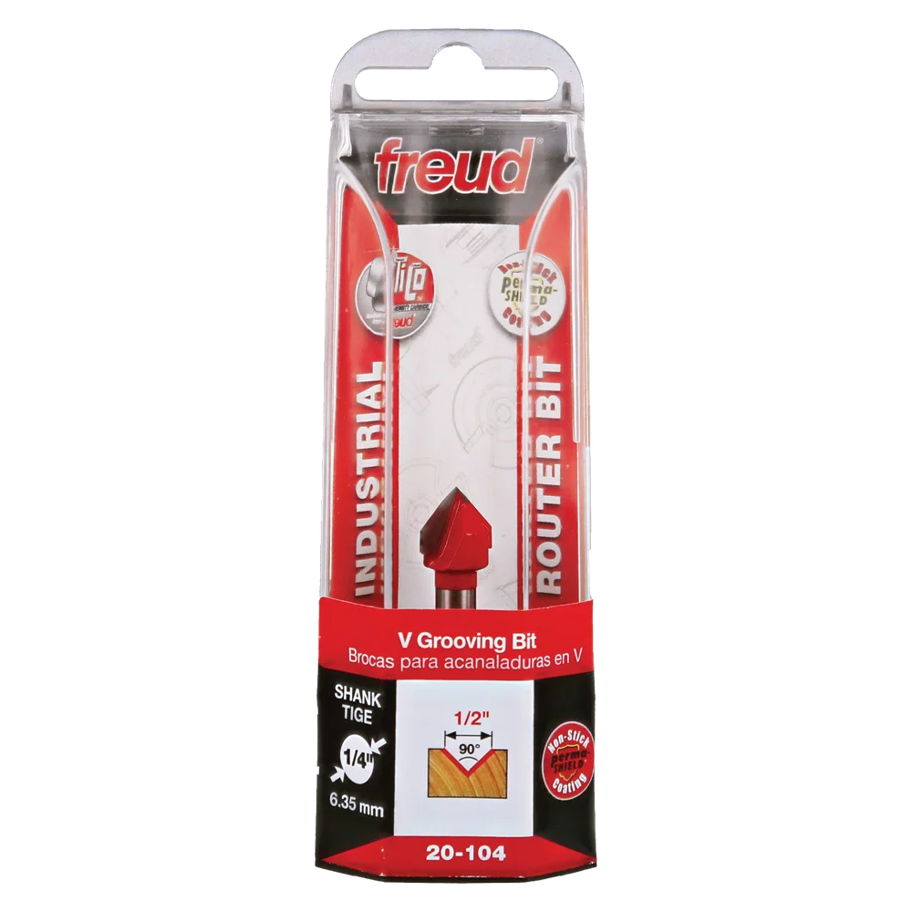 Freud “V” grooving bits 20-10425P (Router Bit 12,7 10 6,35 2) Power Tool Services
