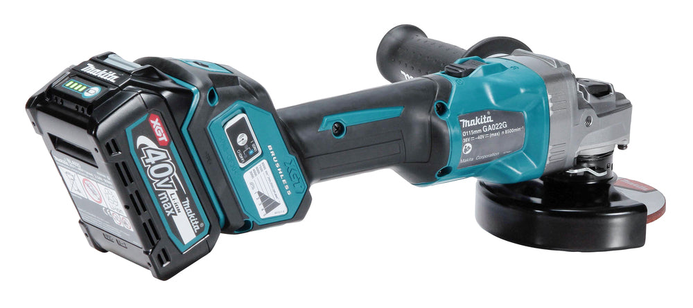 Makita 40V XGT Cordless 115mm Angle Grinder GA022GZ 4 - Power Tool Services