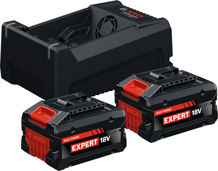 Bosch Professional Expert Battery-Charger Set 5,5Ah 1600A0373P 1 - Power Tool Services