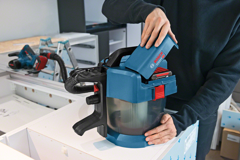 Bosch Professional Cordless Vacuum Cleaner GAS 18V-10 L (Solo) 06019C6302 - Power Tool Services