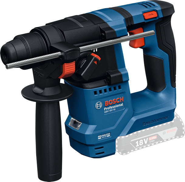 Bosch Professional Cordless Rotary Hammer with SDS plus GBH 18V-18 0611927000 2 - Power Tool Services