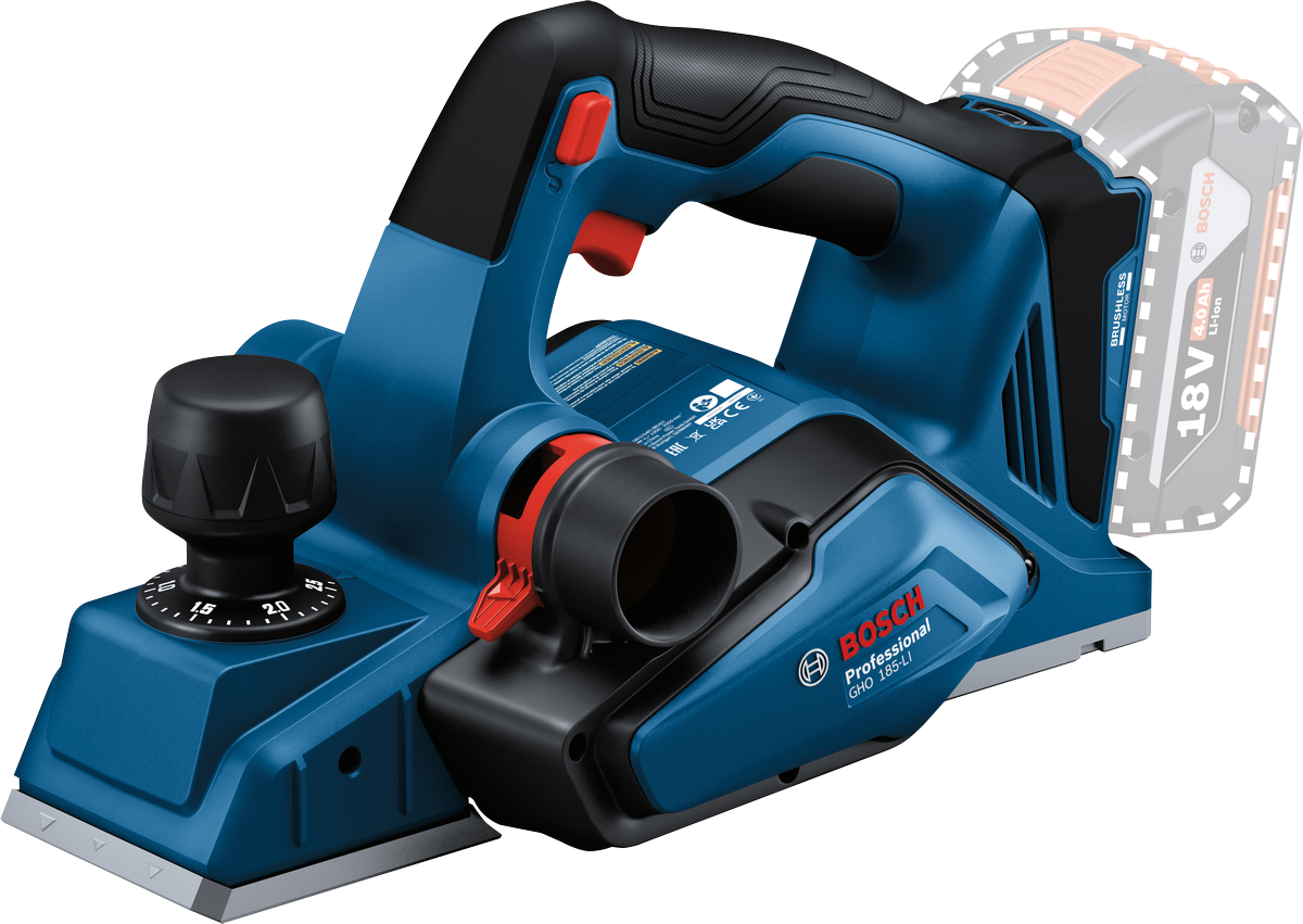 Bosch Professional Cordless Planer GHO 185-LI 06015B5021 2 - Power Tool Services