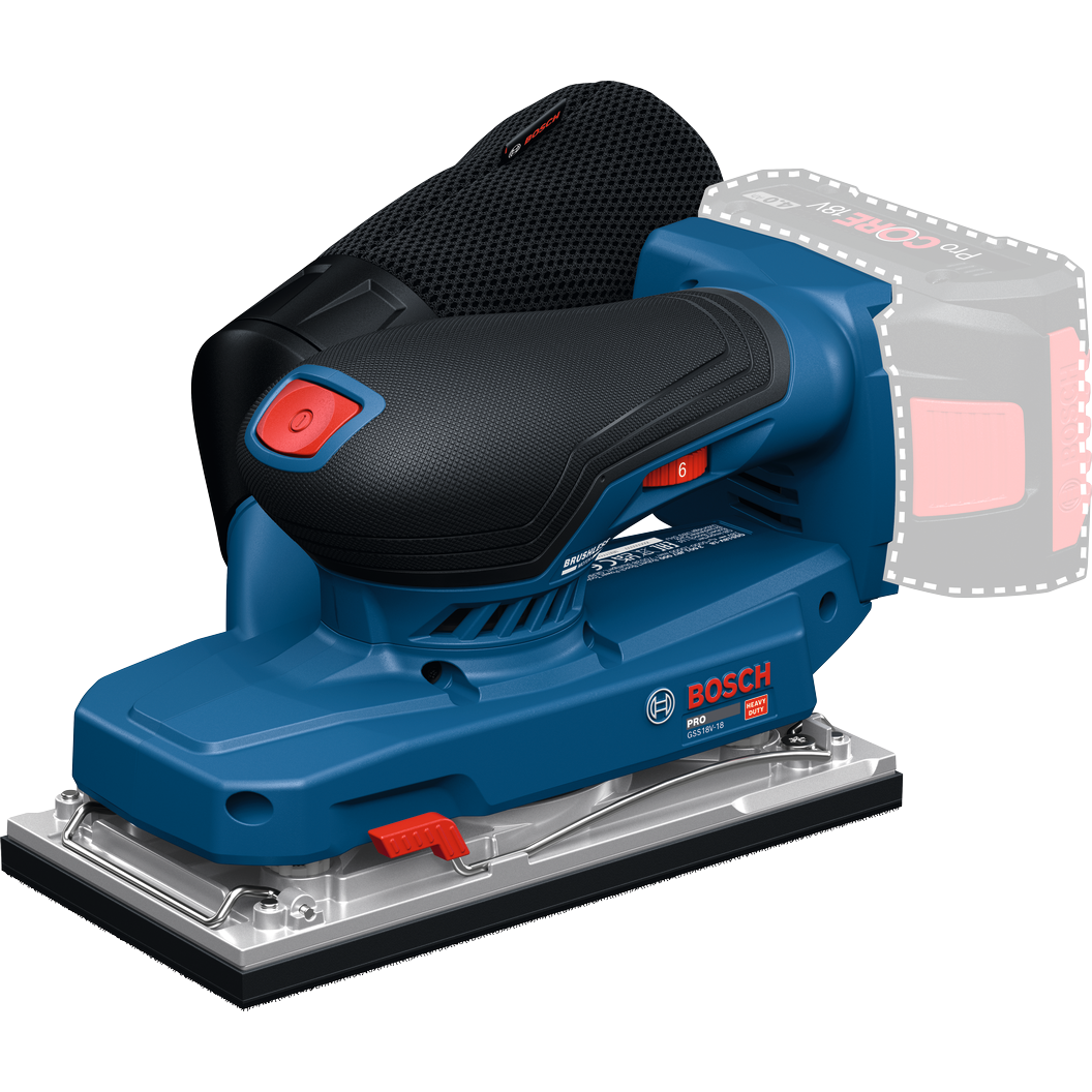 Bosch Professional Orbital Sander GSS 18V-18 06019R7000 3 - Power Tool Services