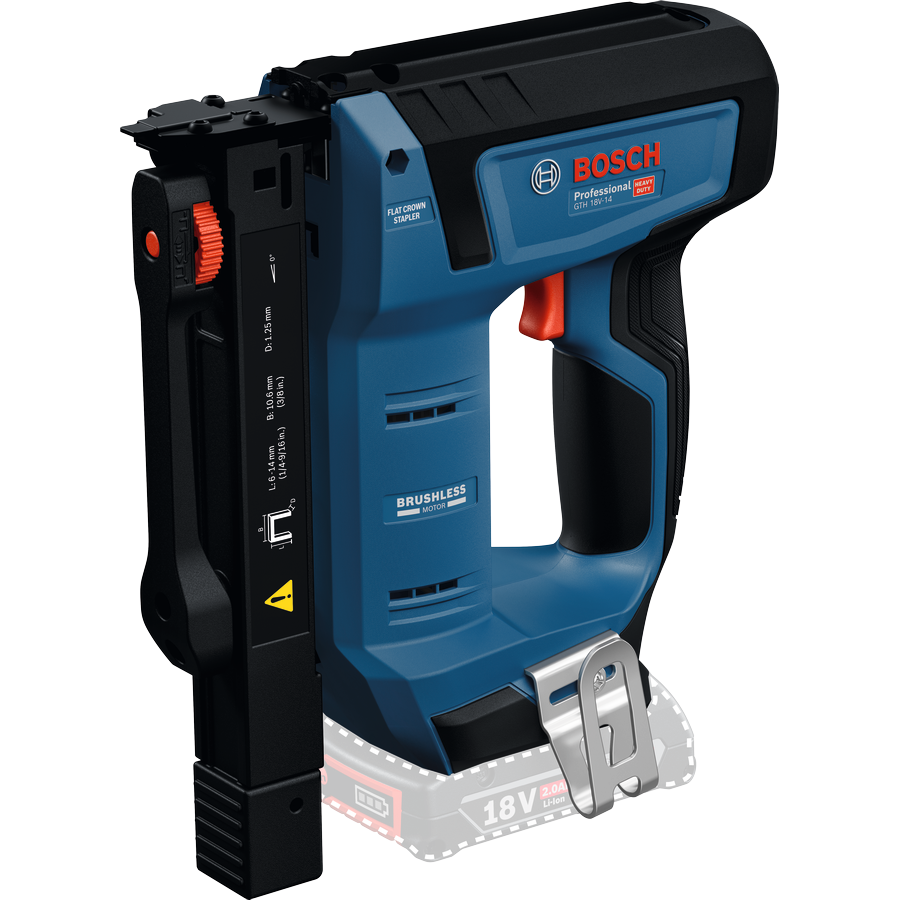 Bosch Professional Cordless Wood Stapler GTH 18V-14 0601482800 1 - Power Tool Services