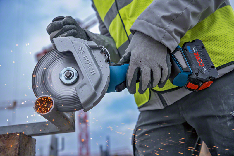 Bosch Professional Cordless Angle Grinder BITURBO 06019H6L01 12 - Power Tool Services