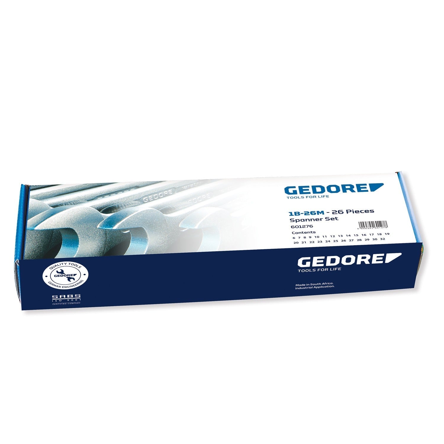 Gedore Metric Combination Spanner Set 1B-26M Power Tool Services