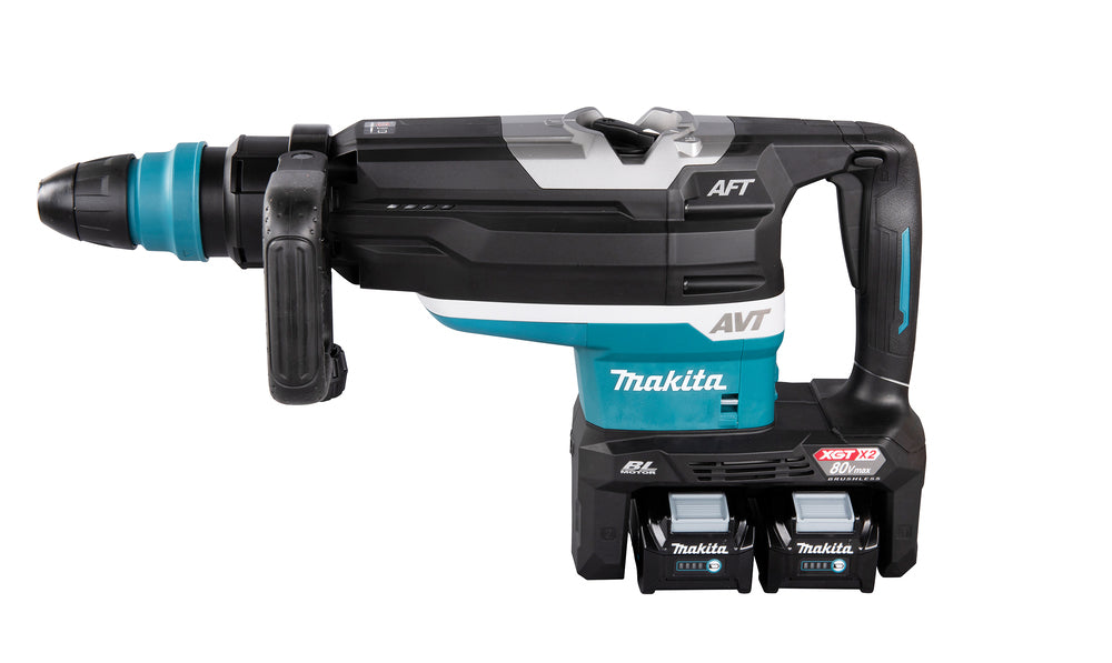 Makita 80V Max XGT Cordless 52mm SDS-Max Rotary Hammer HR006GZ 4 - Power Tool Services