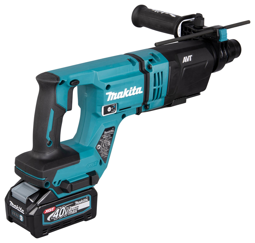 Makita 40V XGT Cordless 28mm SDS-Plus Combination Hammer HR007GZ 4 - Power Tool Services