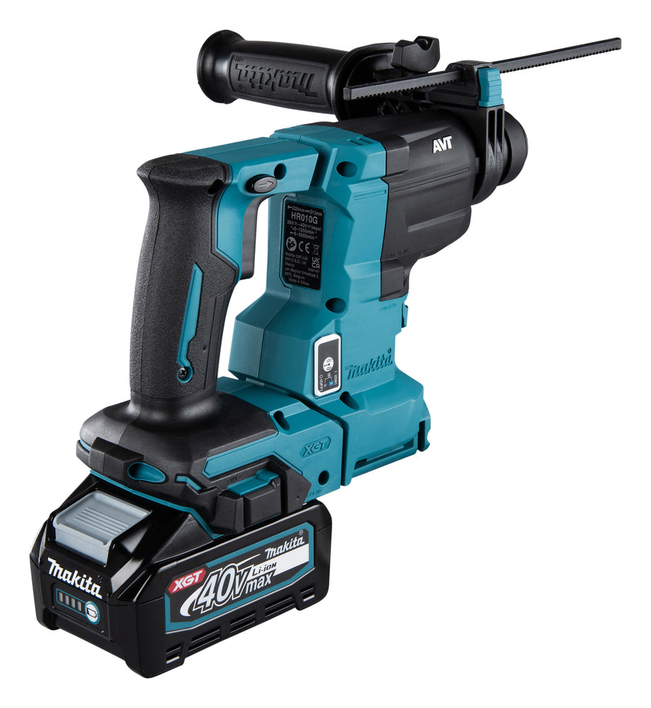 Makita 40V XGT Cordless 20mm SDS-Plus Combination Hammer HR010GZ 4 - Power Tool Services
