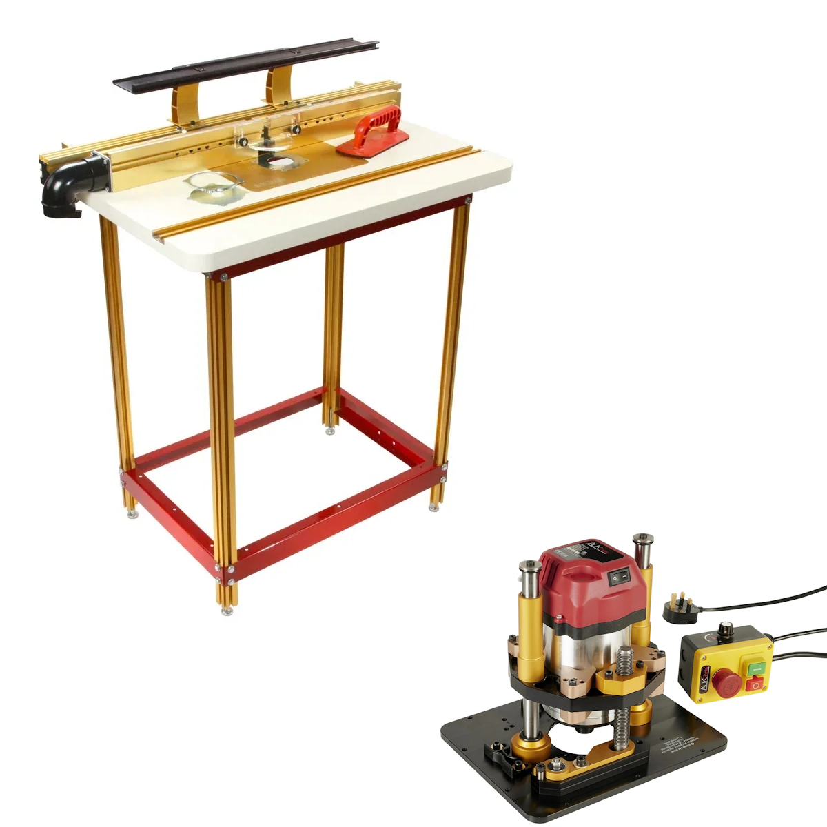 Incra Router Fence and Table Combo - 4 + Router Lift + AUK Router - Image 1