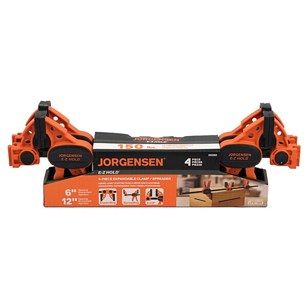 Buy Jorgensen Medium Duty Spreader Clamp 4pc - AC93360 from Power Tool Services - Image 1 | Best Price