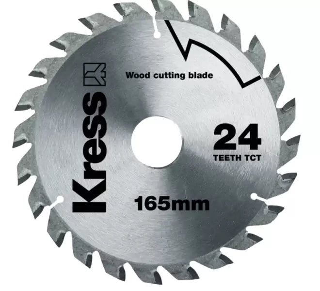 Buy Kress | Saw Blade 165mm 24T TCT from Power Tool Services - Image 1 | Best Price