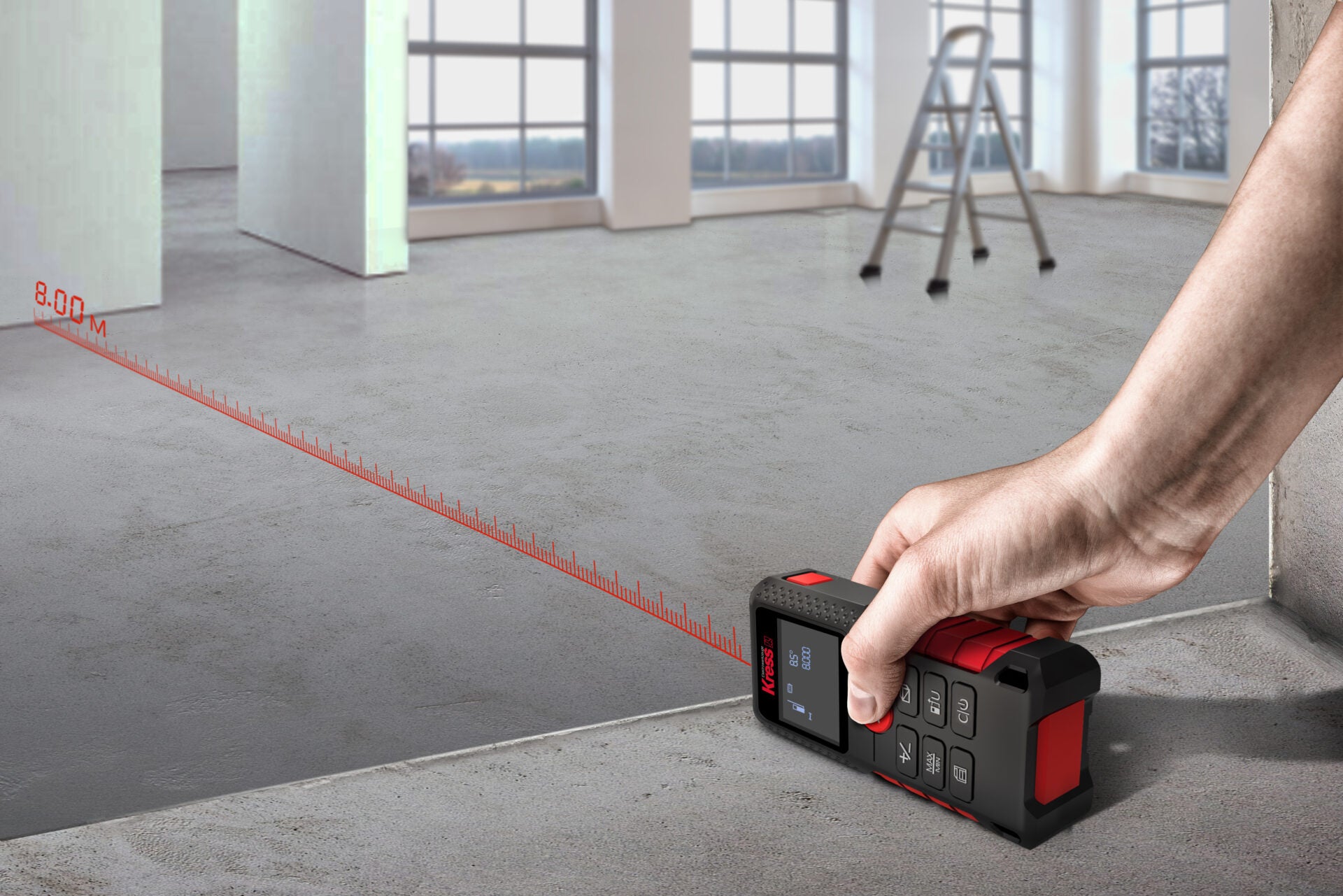Buy Kress | Laser Measure 40m | KI200 from Power Tool Services - Image 3 | Best Price