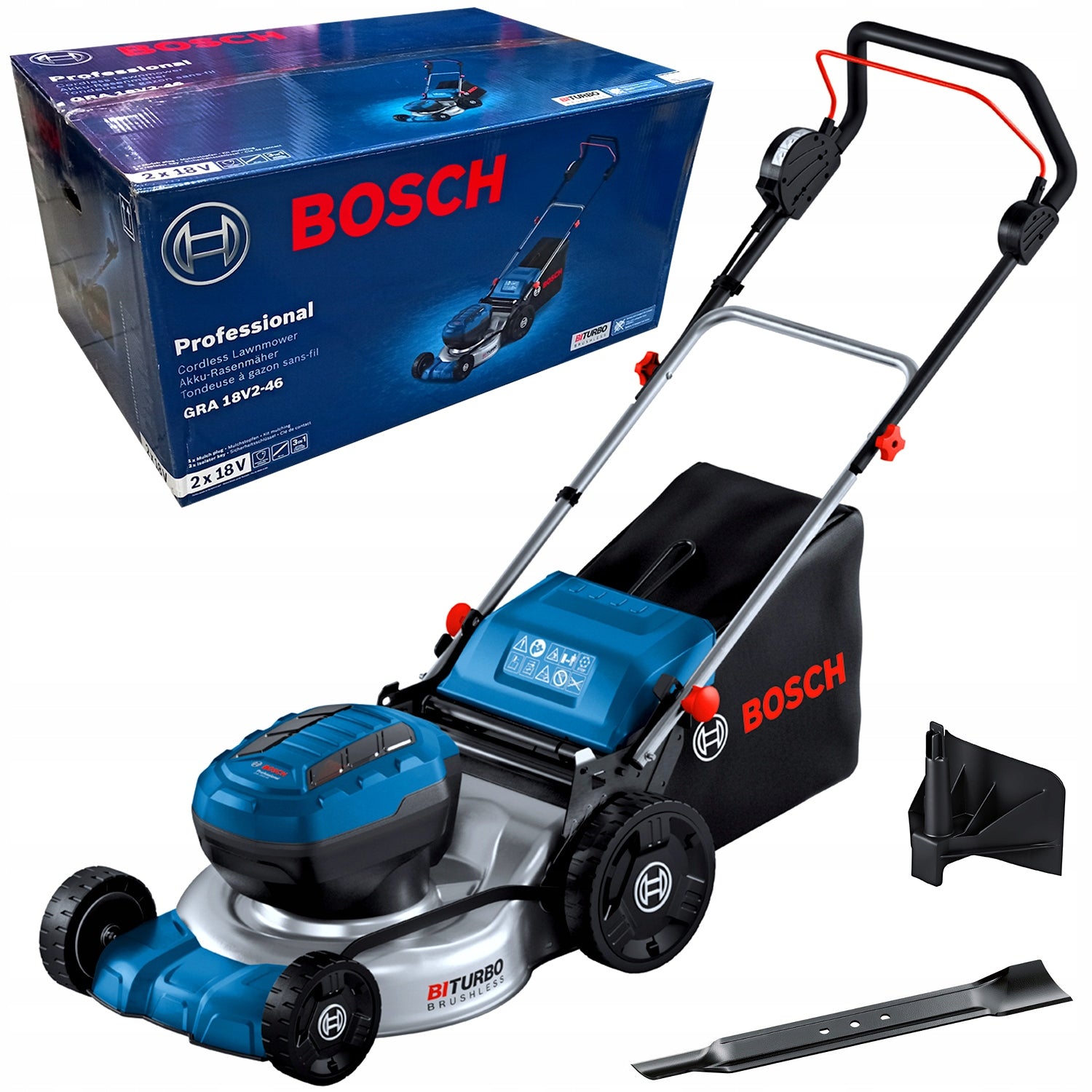 Bosch Professional Cordless Lawnmower GRA 18V2-46 06008C8000