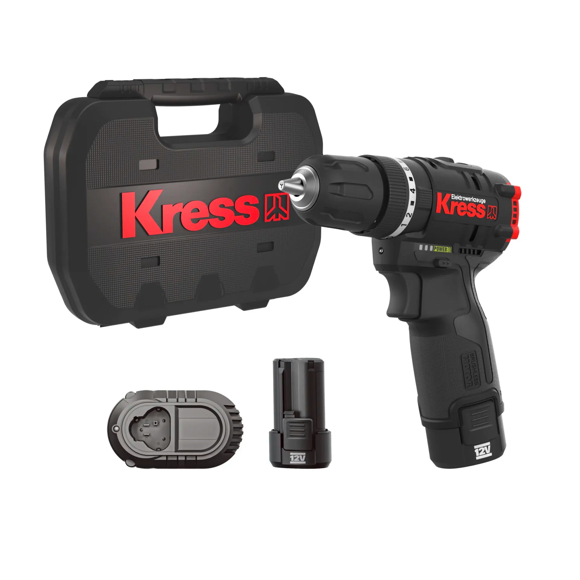 Buy Kress | Cordless Impact Drill Kit 12v | KUC12 from Power Tool Services - Image 1 | Best Price