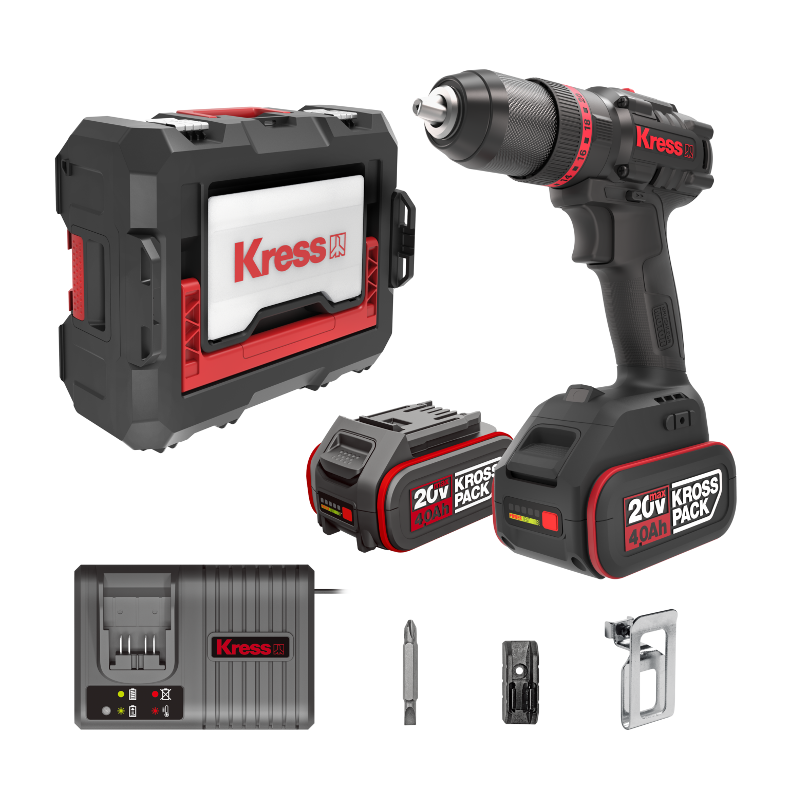 Buy Kress | Cordless Brushless Hammer Drill 20V | KUC30 from Power Tool Services - Image 1 | Best Price