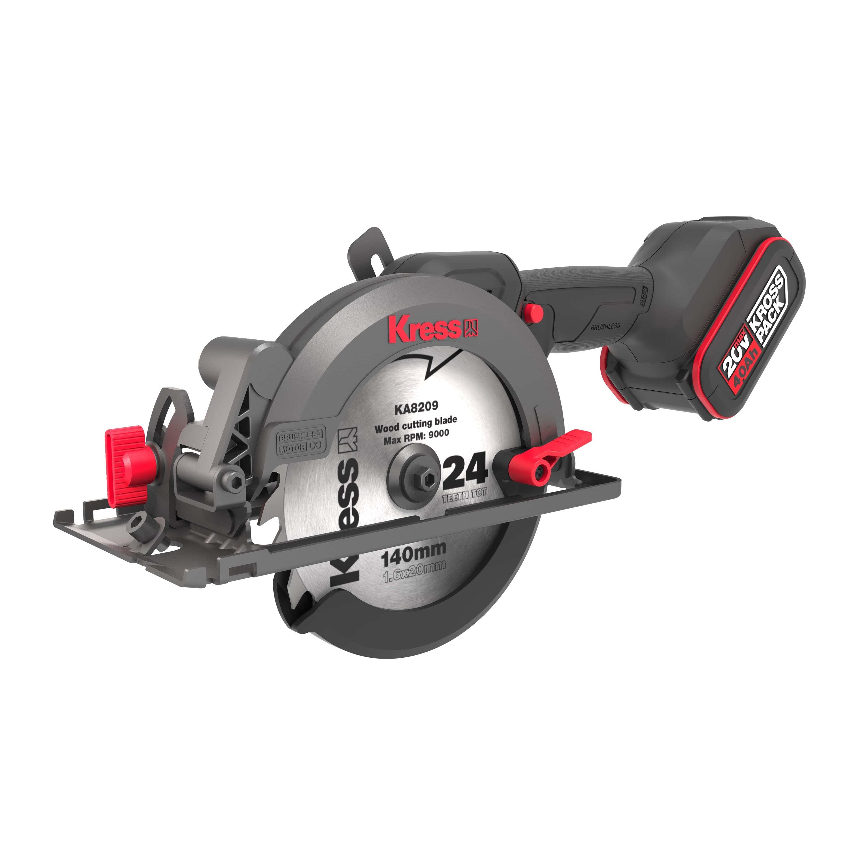 Buy Kress | Cordless Brushless Circular Saw 20V 165mm | KUE12.9 from Power Tool Services - Image 1 | Best Price
