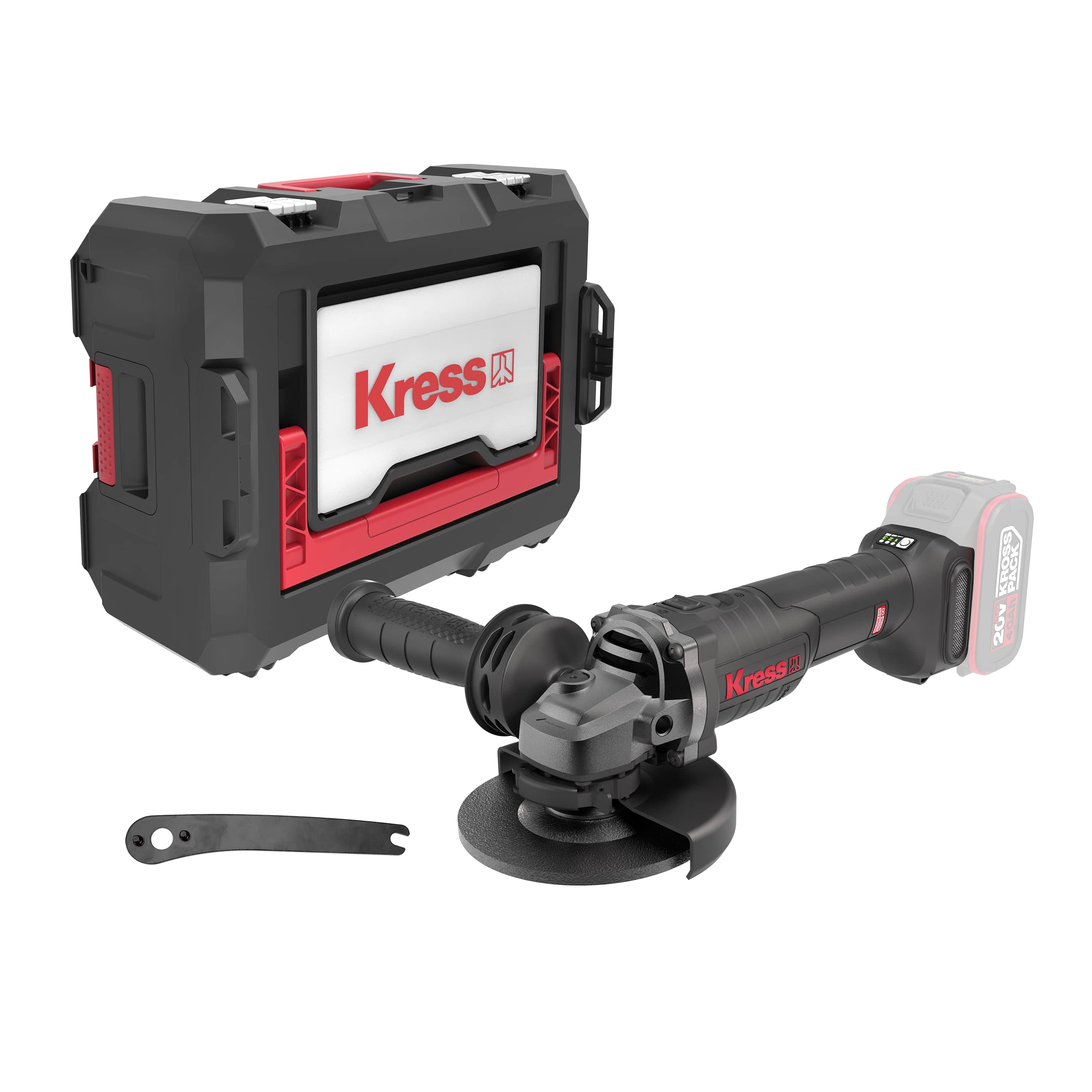 Buy Kress | Cordless Brushless Angle Grinder 115mm | KUH02.91 from Power Tool Services - Image 1 | Best Price