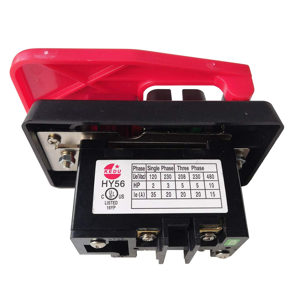 Buy Kedu HY56 Switch 230v/480v 1ph/3ph 10hp from Power Tool Services - Image 2 | Best Price