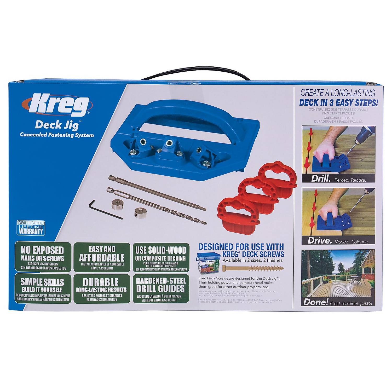 Buy Kreg Deck Jig System KJDECKSYS20 from Power Tool Services - Image 1 | Best Price
