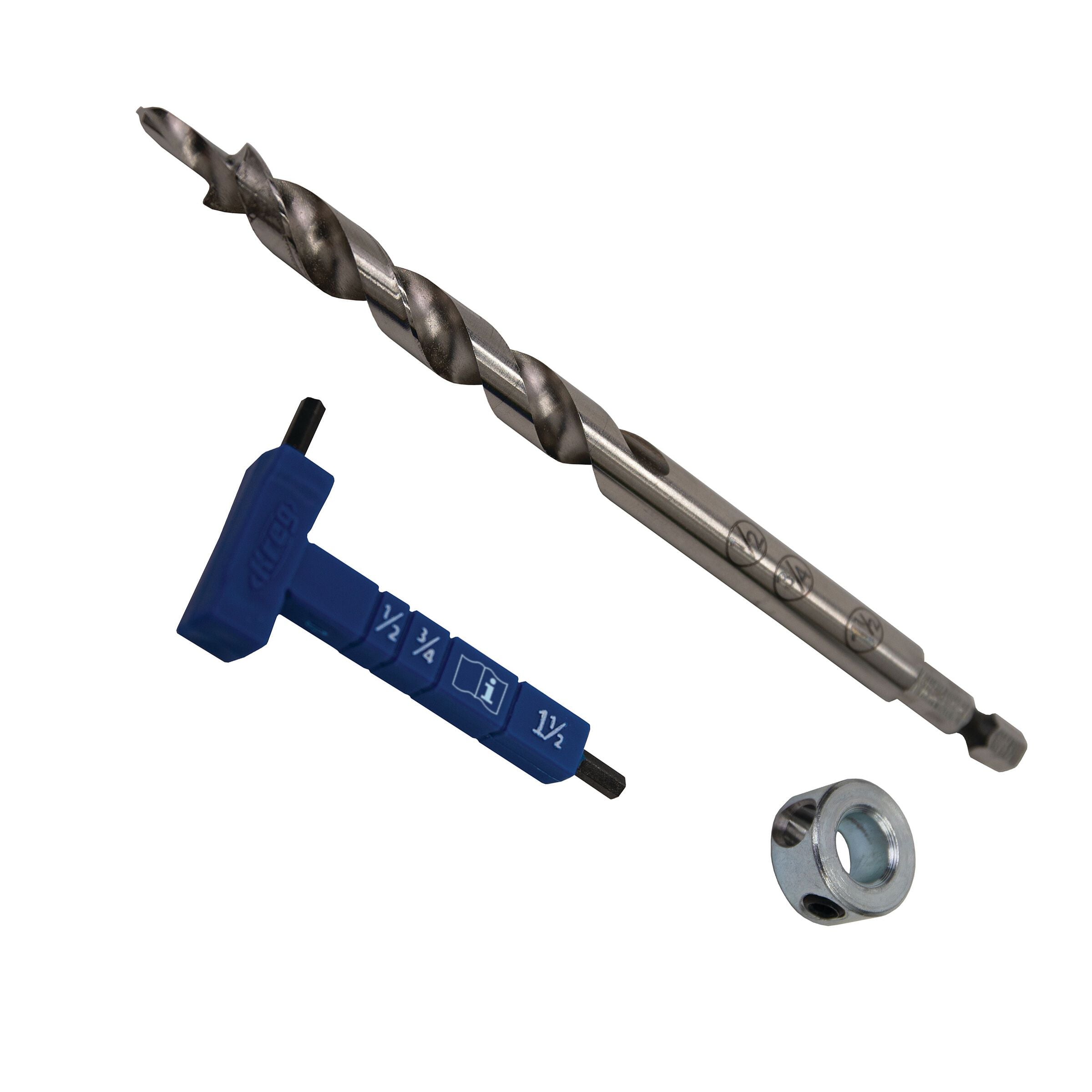 Buy Kreg Easy-Set Drill Bit with Stop Collar & Gauge/Hex Wrench KPHA308 from Power Tool Services - Image 3 | Best Price