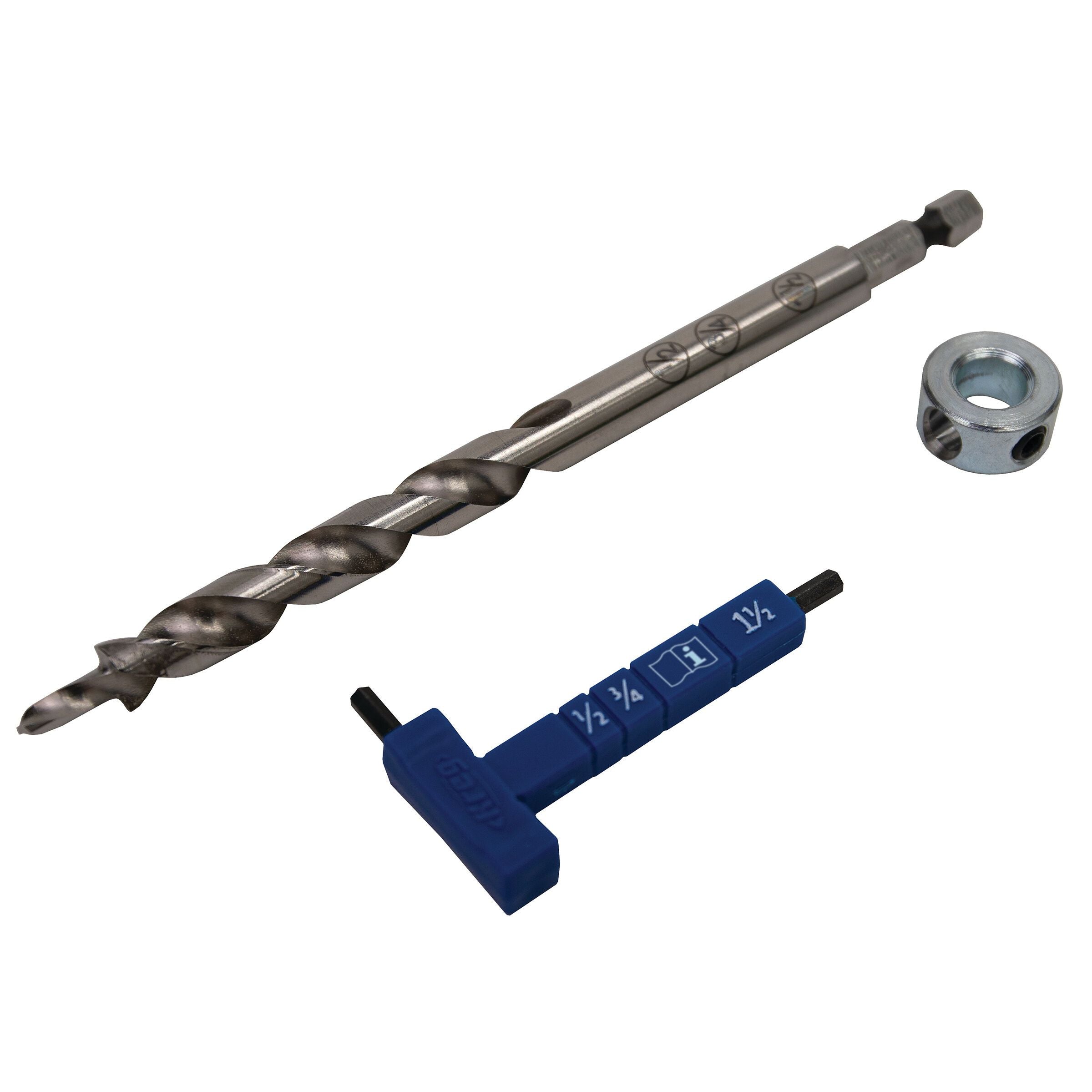Buy Kreg Easy-Set Drill Bit with Stop Collar & Gauge/Hex Wrench KPHA308 from Power Tool Services - Image 2 | Best Price