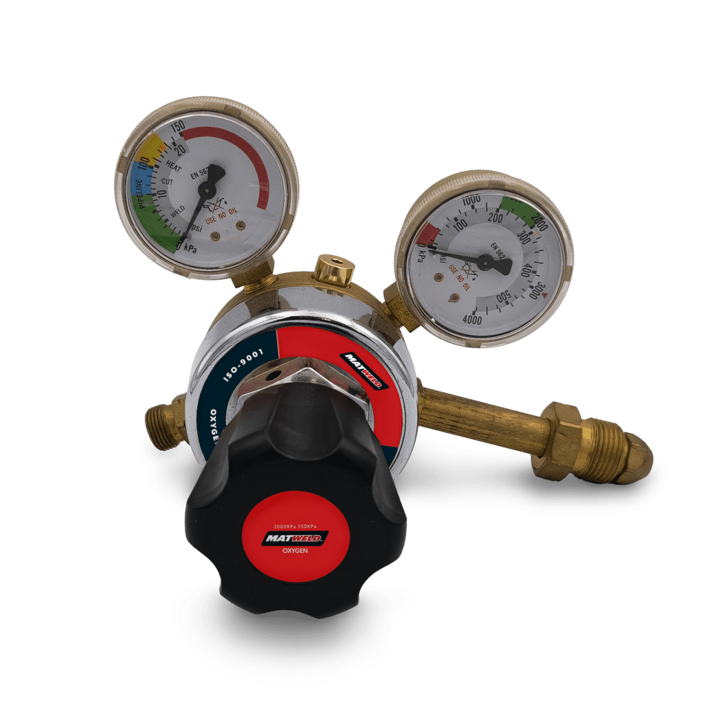 Buy Matweld Regulator Oxy Heavy Duty Multi Stage En | MAT3350EN from Power Tool Services - Image 1 | Best Price