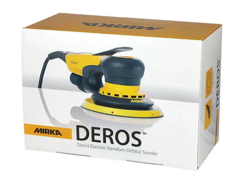 Mirka DEROS Orbital Sander 650CV, 150mm, 5mm Orbit 4 - Power Tool Services