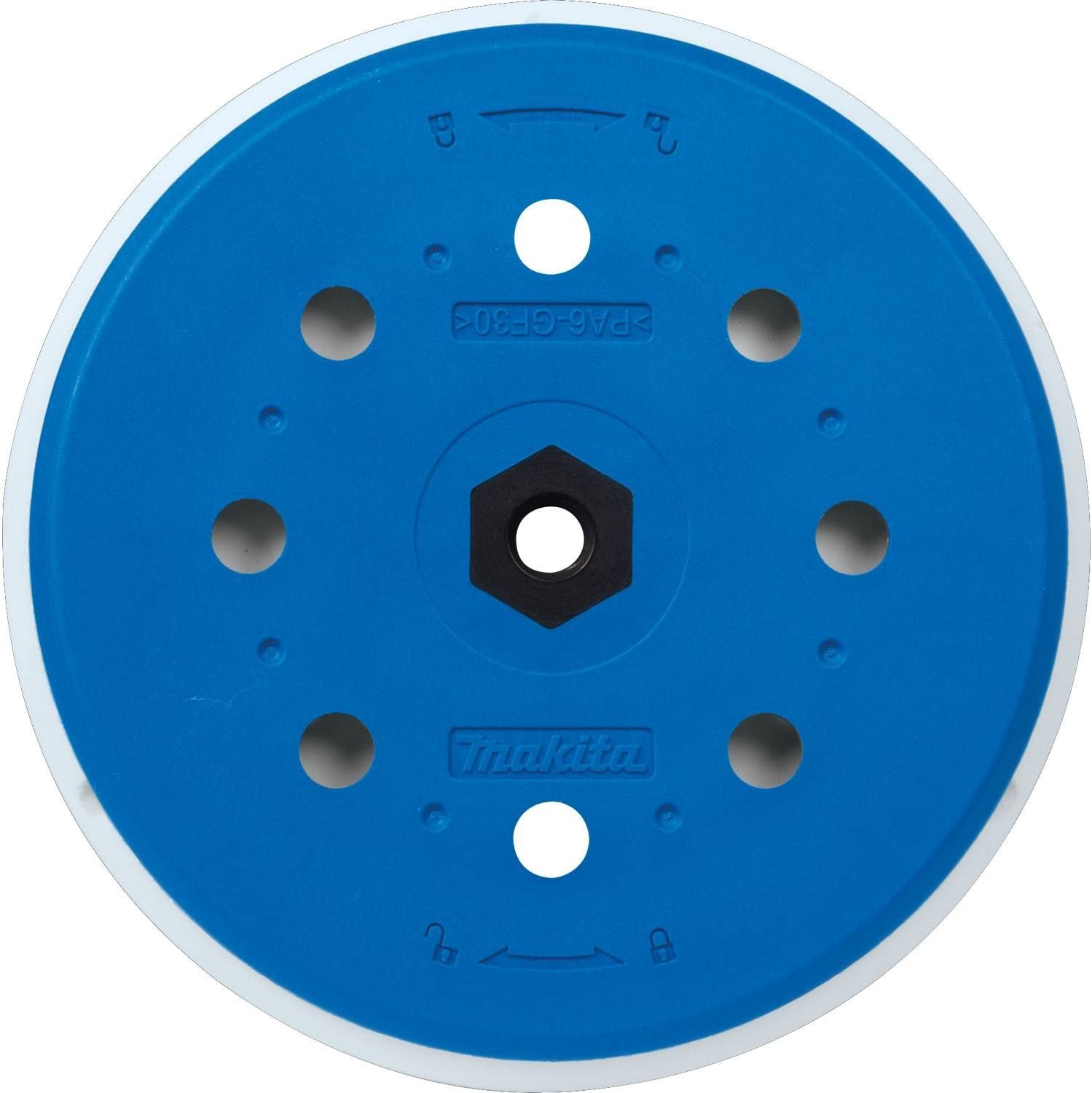 Buy Makita 150mm Velcro Backing Pad Hard 197315-5 from Power Tool Services - Image 2 | Best Price