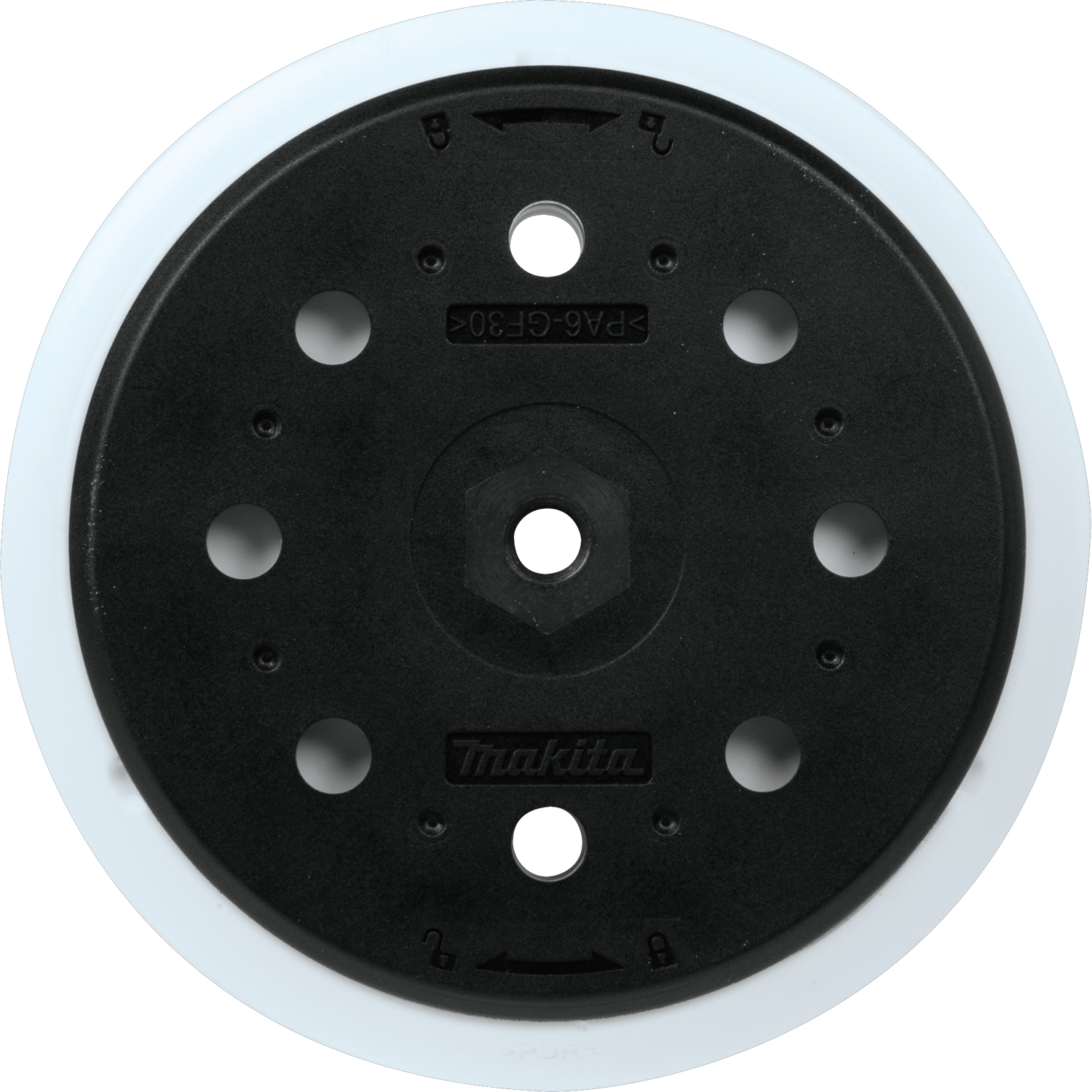 Buy Makita 150mm Velcro Backing Pad Soft 197314-7 from Power Tool Services - Image 3 | Best Price