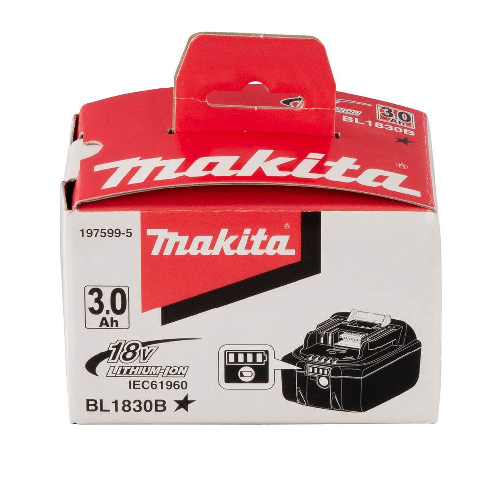 Buy Makita 18V 3.0Ah Lithium Ion Battery BL1830B from Power Tool Services - Image 1 | Best Price