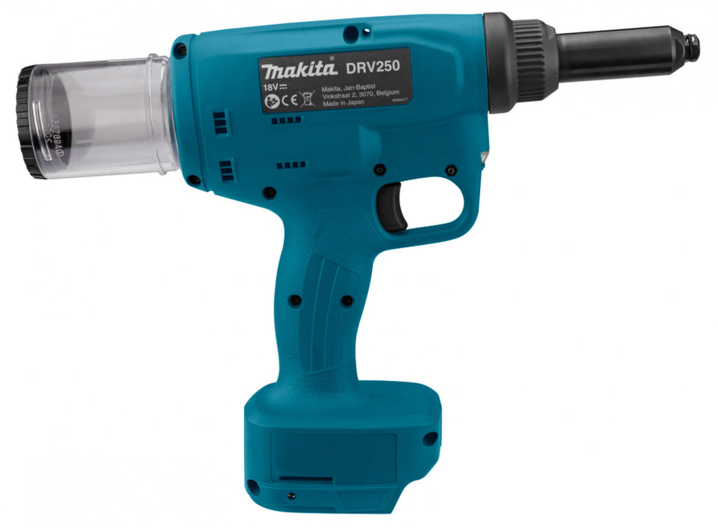 Buy Makita 18V Cordless Brushless Rivet Gun DRV250Z Solo from Power Tool Services - Image 2 | Best Price