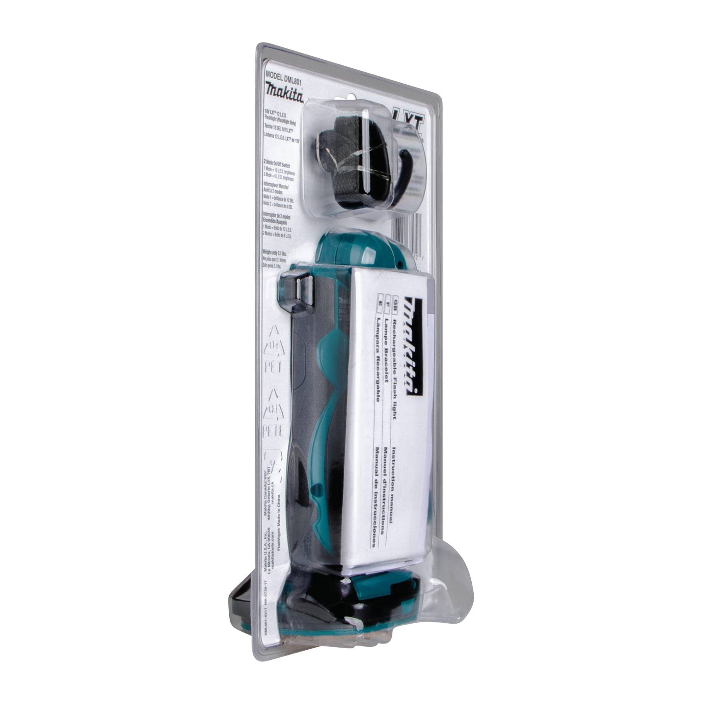 Buy Makita 18V Cordless Led Flashlight DML801 Solo from Power Tool Services - Image 9 | Best Price