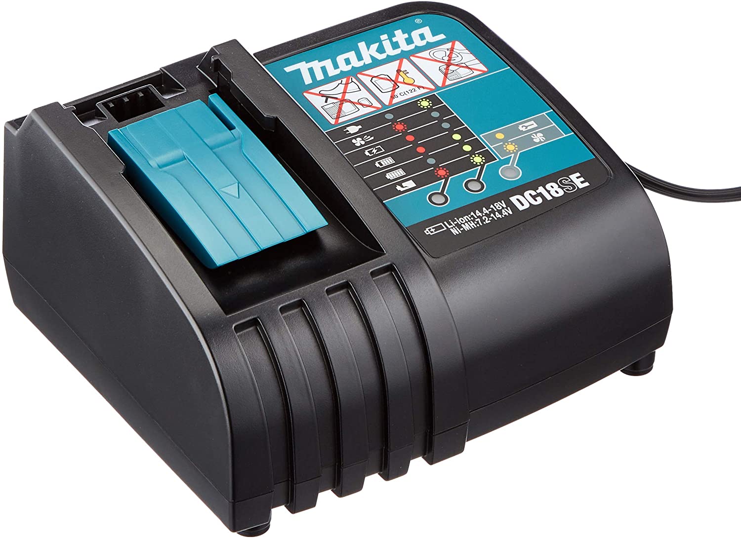 Buy Makita 18v Car Battery Charger Li-Ion DC18SE from Power Tool Services - Image 3 | Best Price