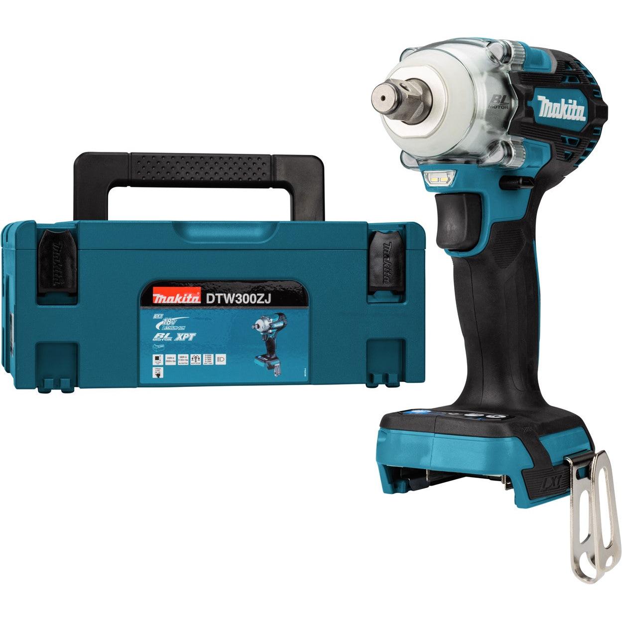 Buy Makita 18v Cordless Brushless 1/2" Impact Wrench LXT DTW300ZK from Power Tool Services - Image 1 | Best Price