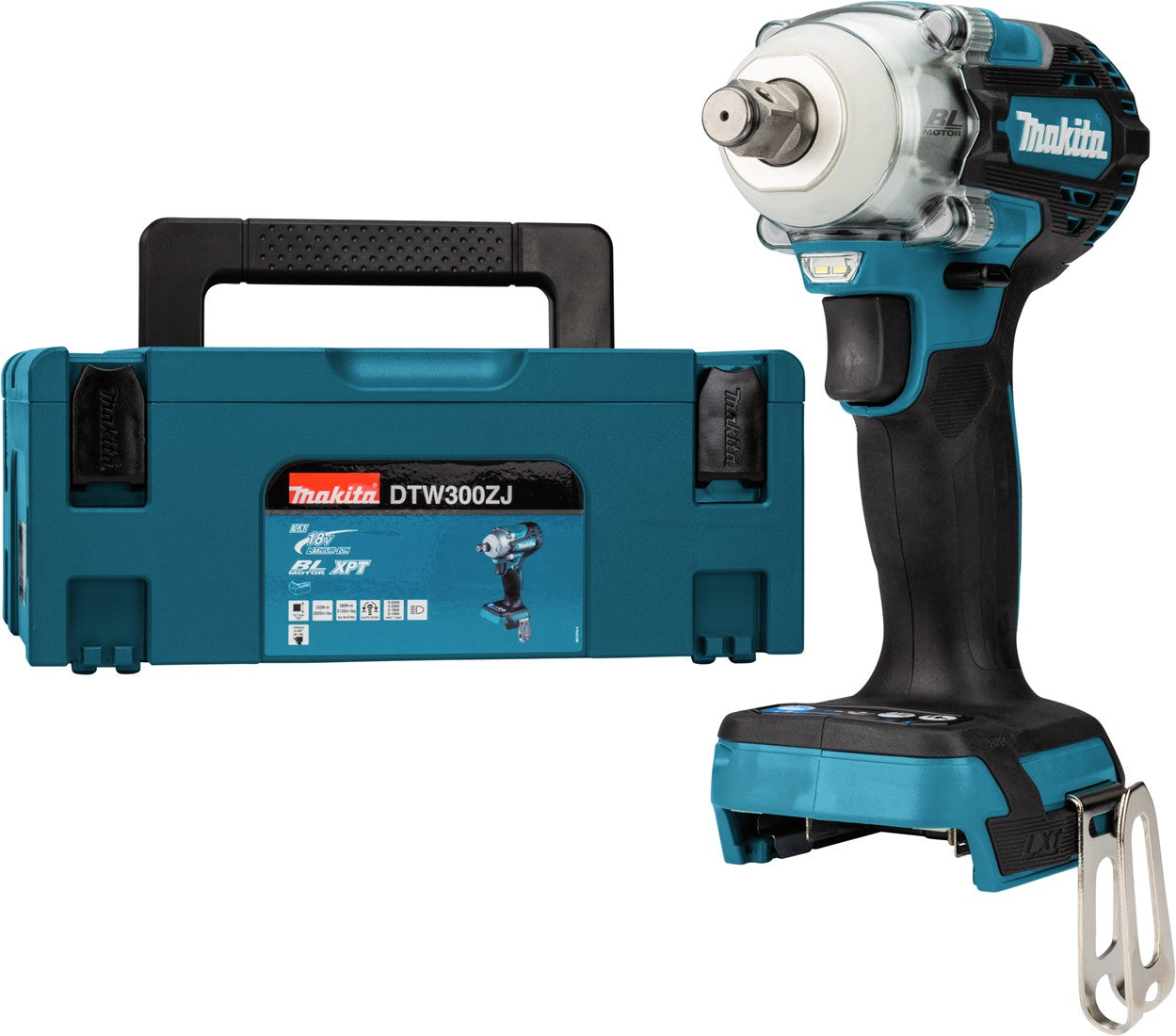 Buy Makita 18v Cordless Brushless 1/2" Impact Wrench LXT DTW300ZK from Power Tool Services - Image 4 | Best Price