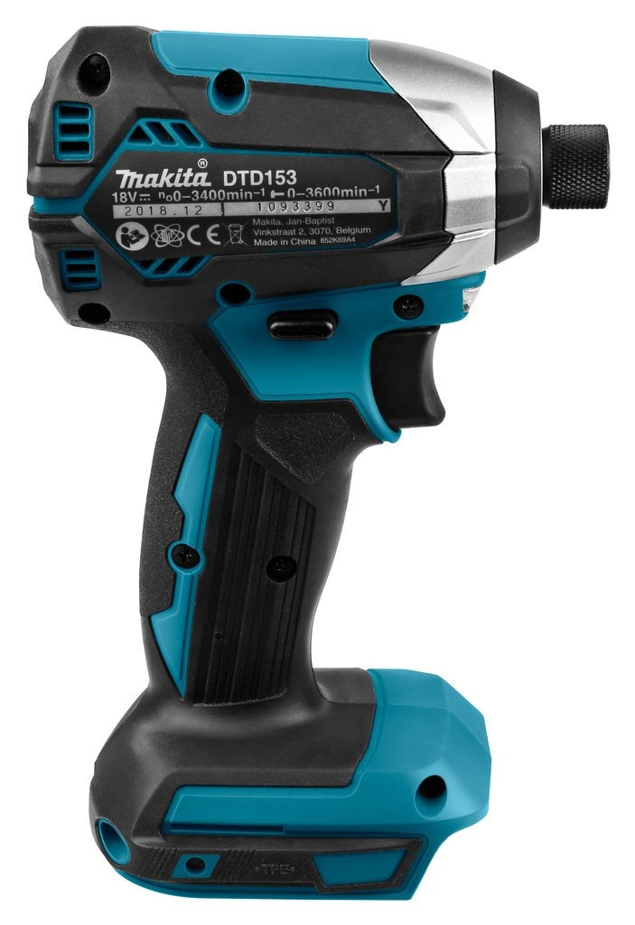 Buy Makita 18v Cordless Brushless Impact Driver DTD153ZJ Solo from Power Tool Services - Image 5 | Best Price