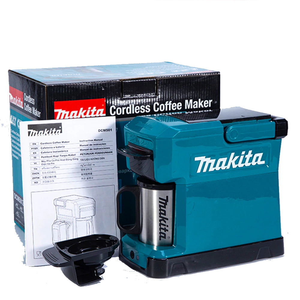 Buy Makita 18v Cordless Coffee Maker DCM501Z Solo from Power Tool Services - Image 1 | Best Price