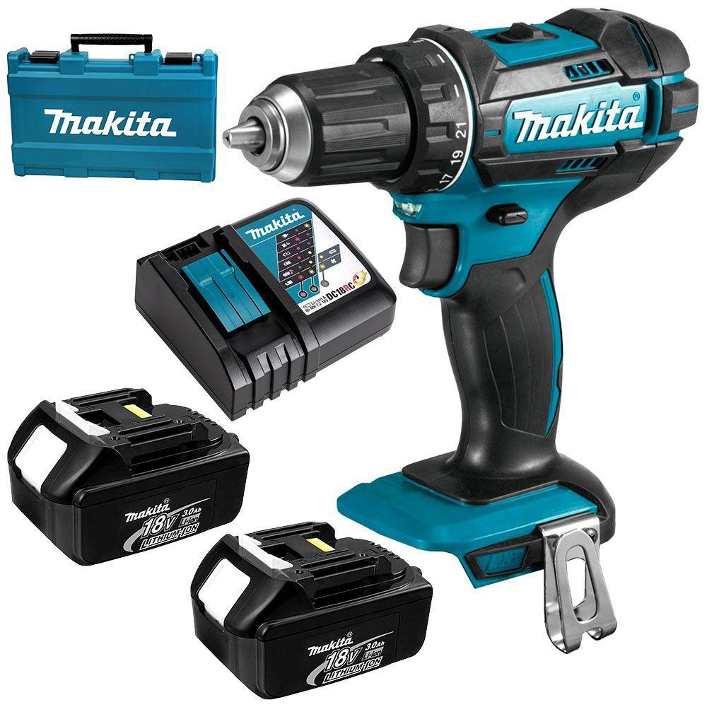 Buy Makita 18v Cordless Drill Driver 3.0ah Kit DHP482RFE from Power Tool Services - Image 1 | Best Price